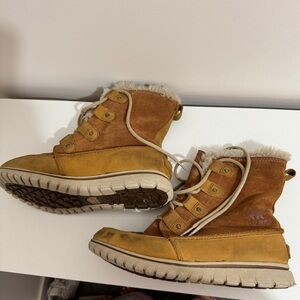 Sorel Boots Joan Cozy Shearling Ankle Bootie